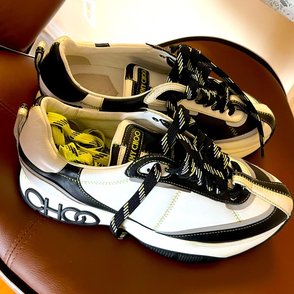 Jimmy Choo sneakers size 41/41.5 but cut a size bigger. - Picture 1 of 7